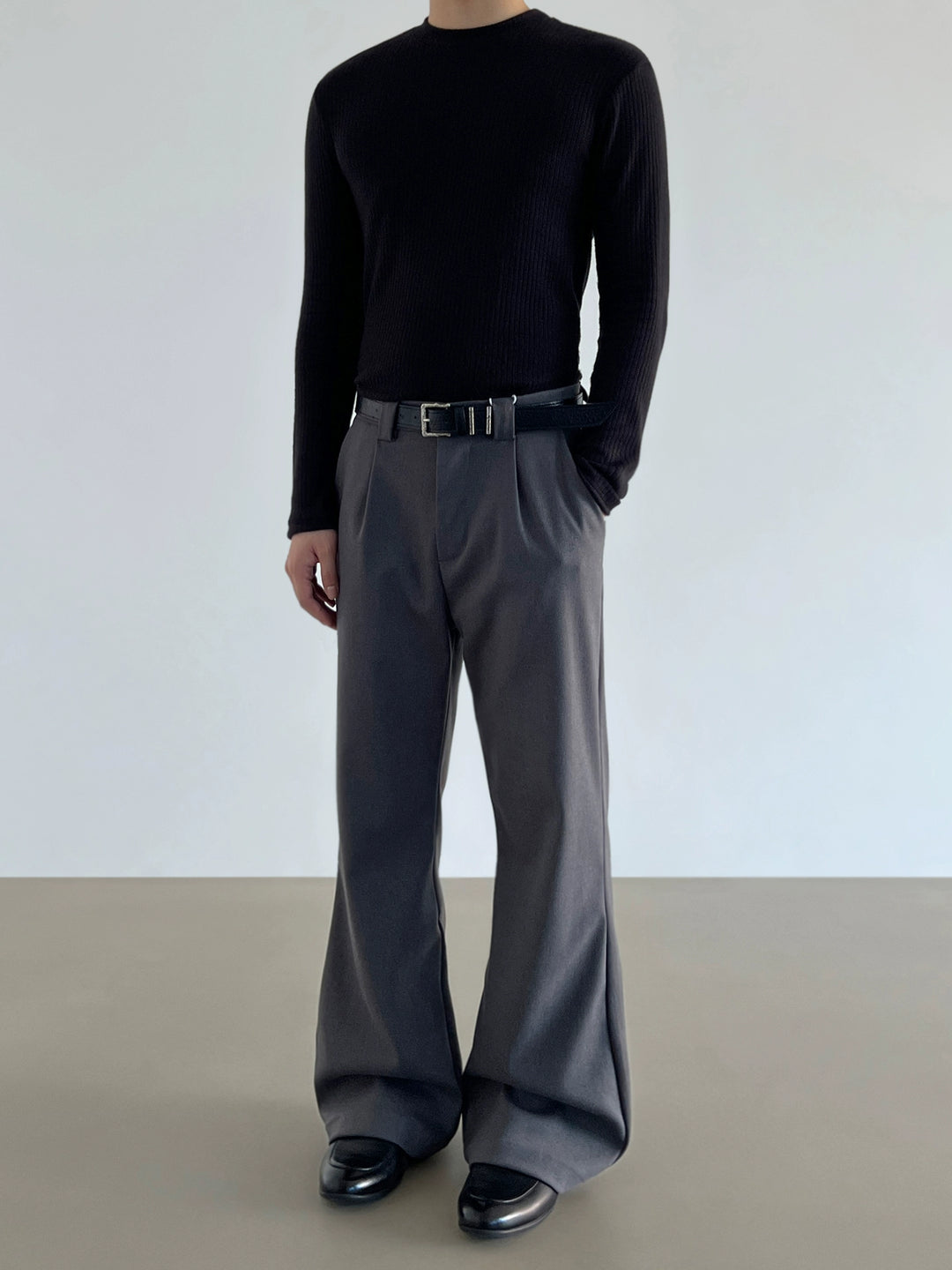 Flared Straight Leg Casual Pants