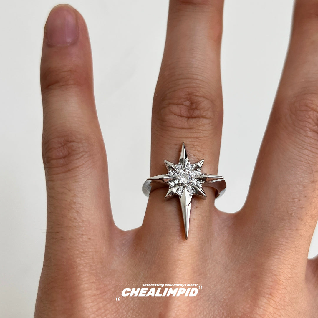 Zircon Open Adjustable Ring