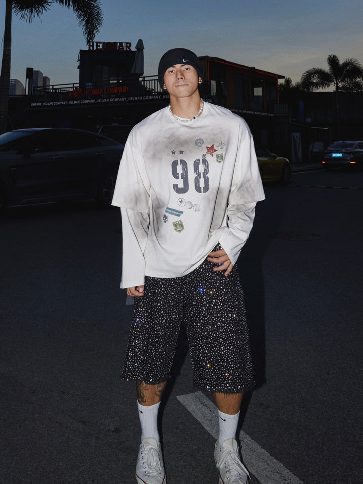 Long Sleeve Graphic Print Pullover