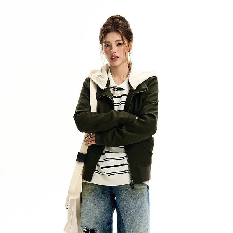 Odpinana kurtka robocza krótka z kapturem 