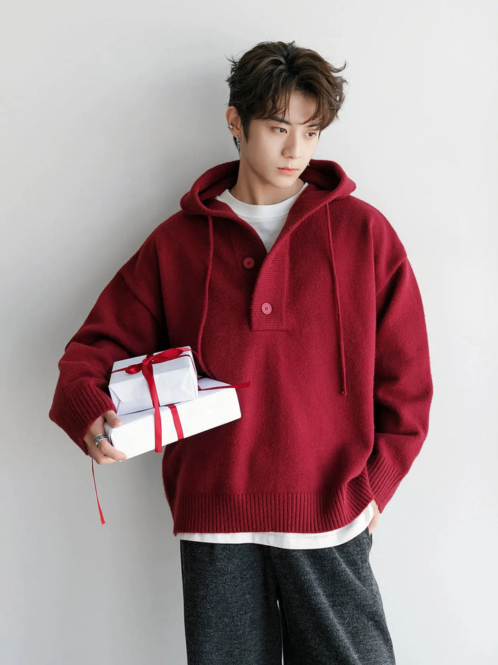 Hooded Knit Sweater