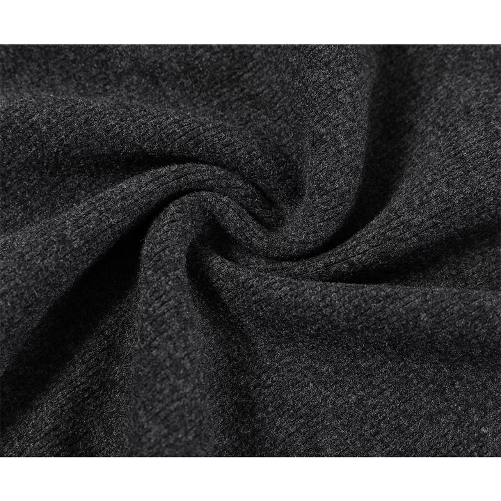 High Neck Irregular Knit Top