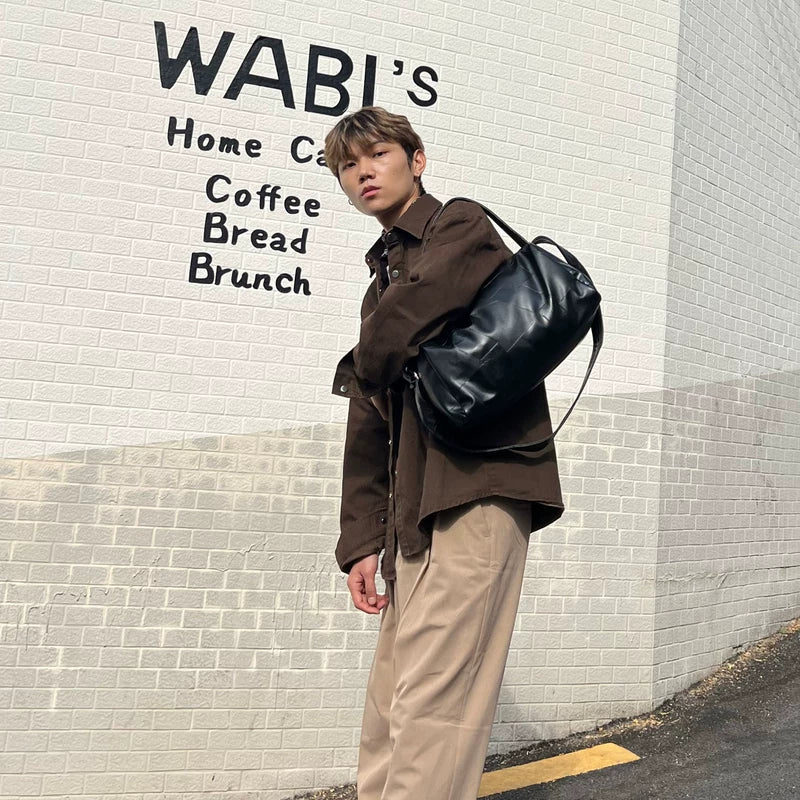 Leather Shoulder Crossbody Bag