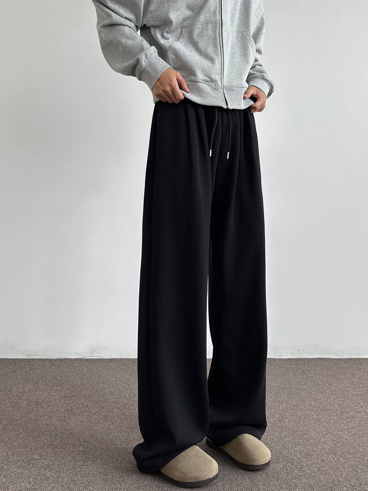Pantalons de sport décontractés à drapé lâche 