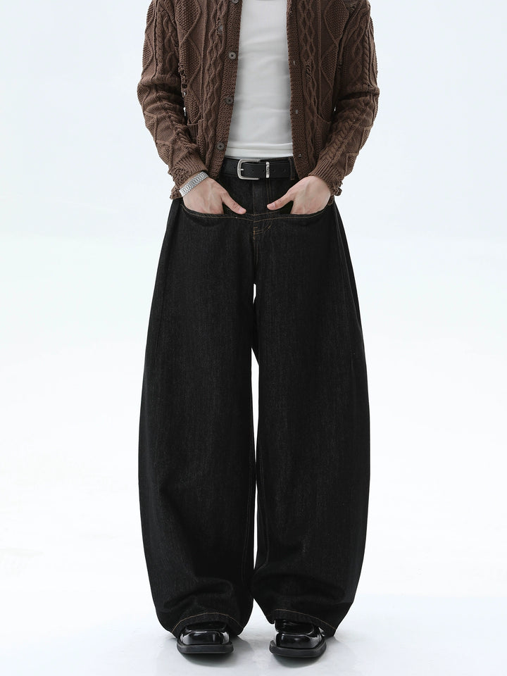 Loose Straight Wide-Leg Jeans