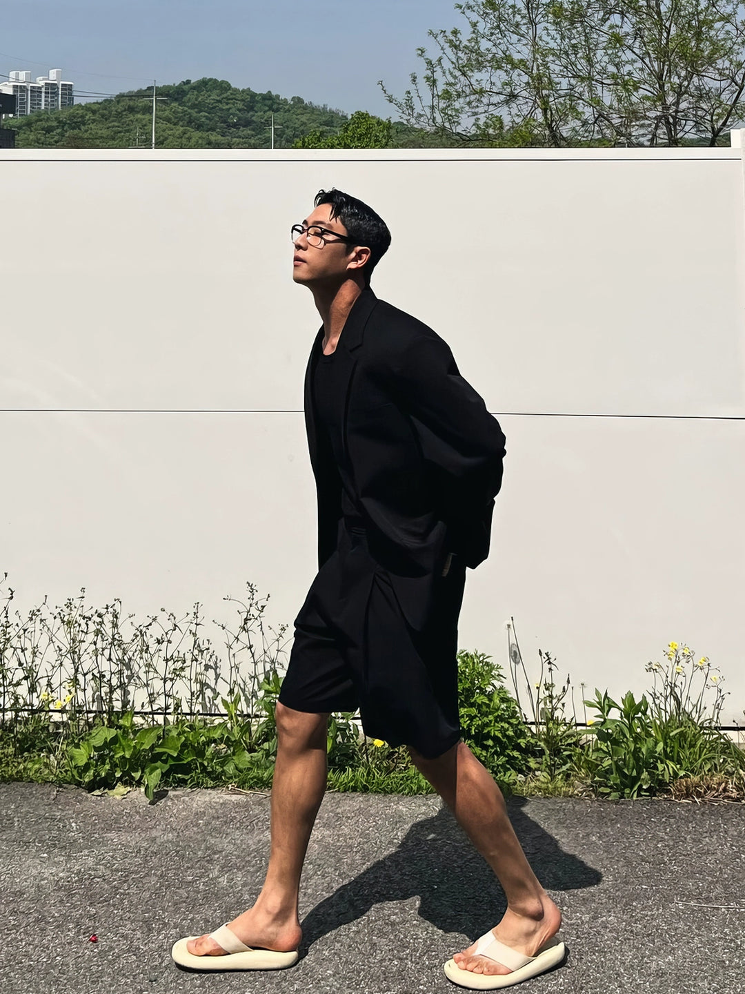 Casual Jacket and Shorts