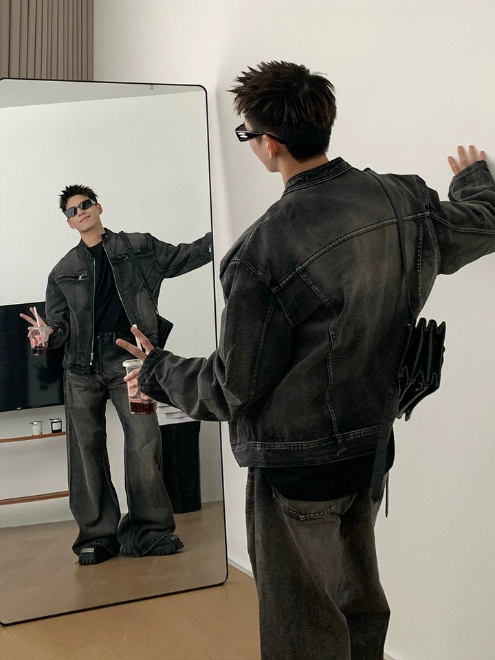 Veelzijdige Losse Denim Jacket 