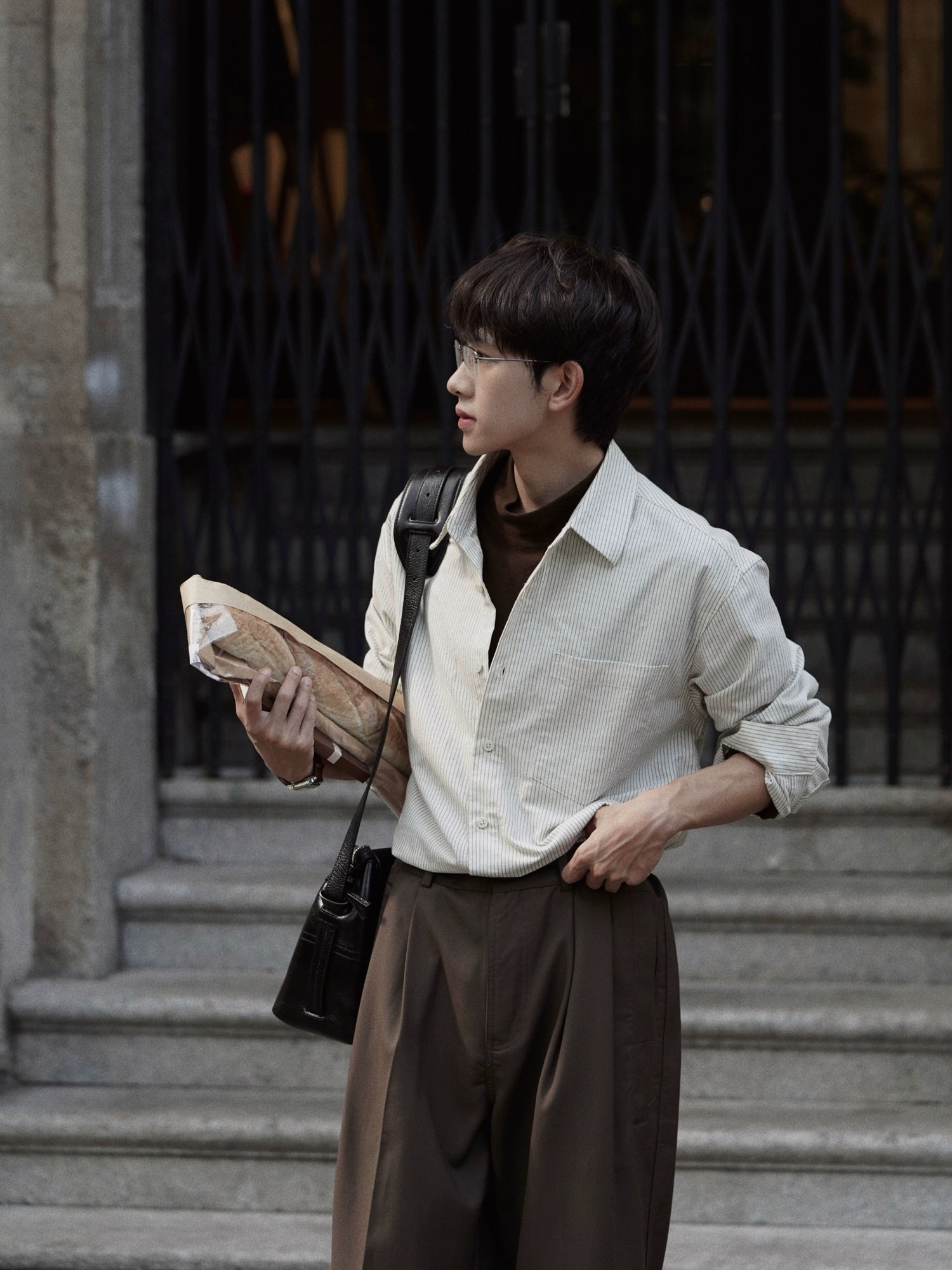 Knit Mock Neck Pullover