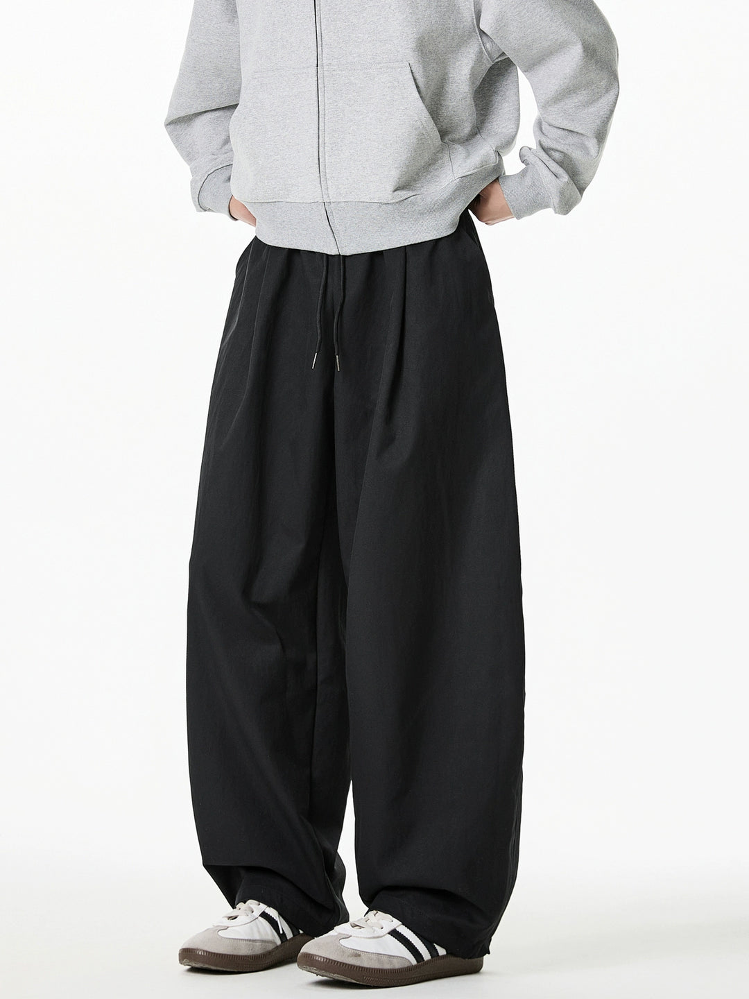 سروال عمل واسع الساق يجف بسرعة 