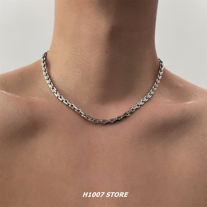 Titanium Steel Hip-hop Necklace