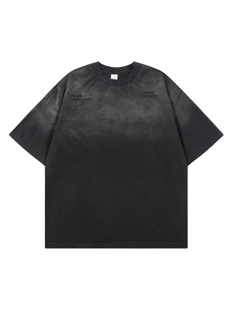 グラデーションカラーショートスリーブTシャツ 