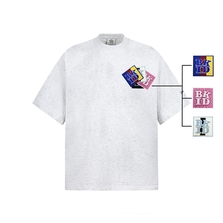 ベルクロパッチ ルーズフィット 半袖Tシャツ 