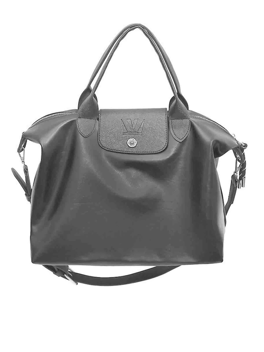 Crossbody PU Leather Large Tote Bag