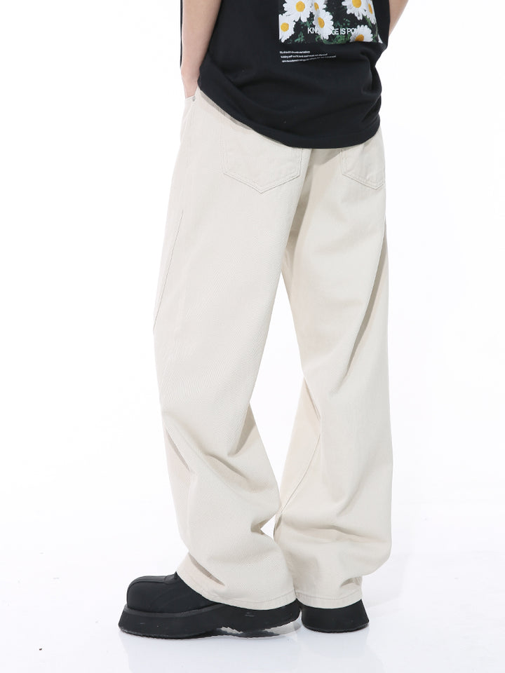 Loose Straight Wide-Leg Jeans