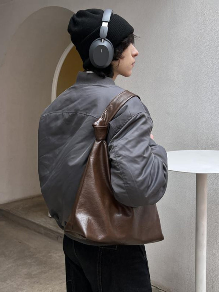 Large Capacity Soft Leather Tote Bag