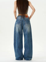 Diamond Wide-Leg Jeans