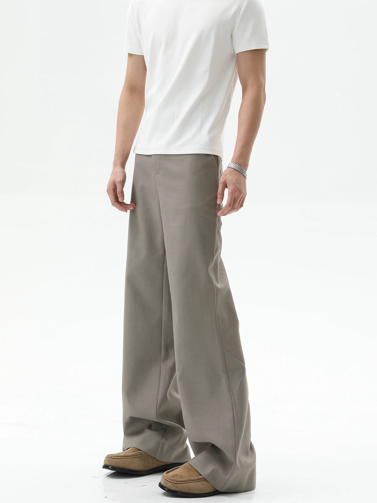 سروال تنقل مستقيم بتصميم A-line 