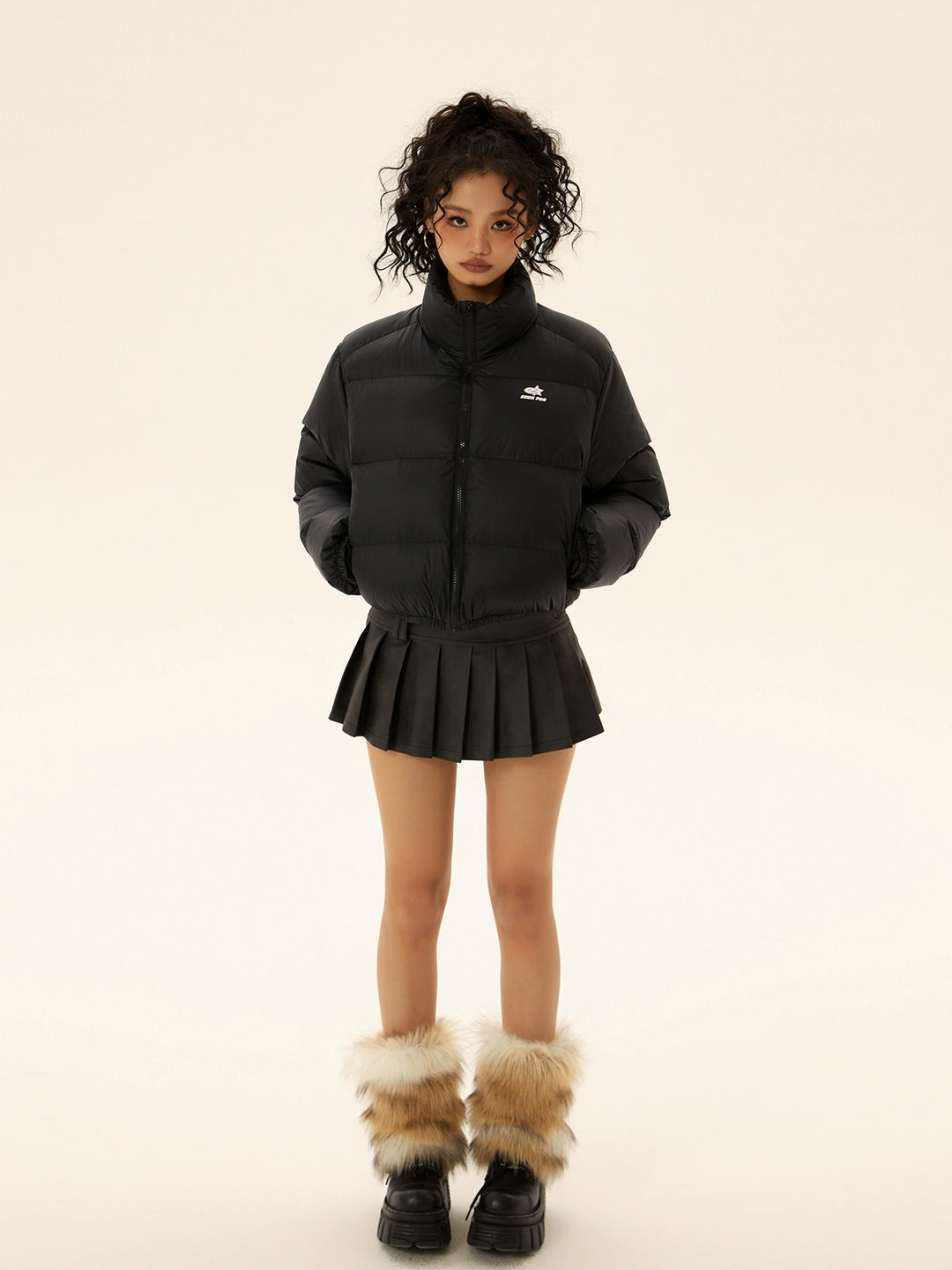 Giacca Puffer Corto Retro 