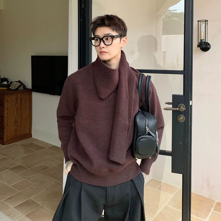 Gebreide Trui met Sjaalkraag 