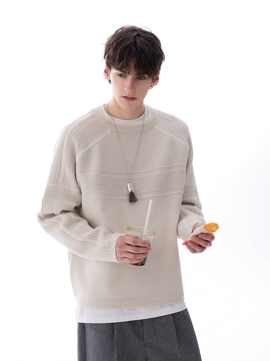 Alpaca Blend Knit Pullover