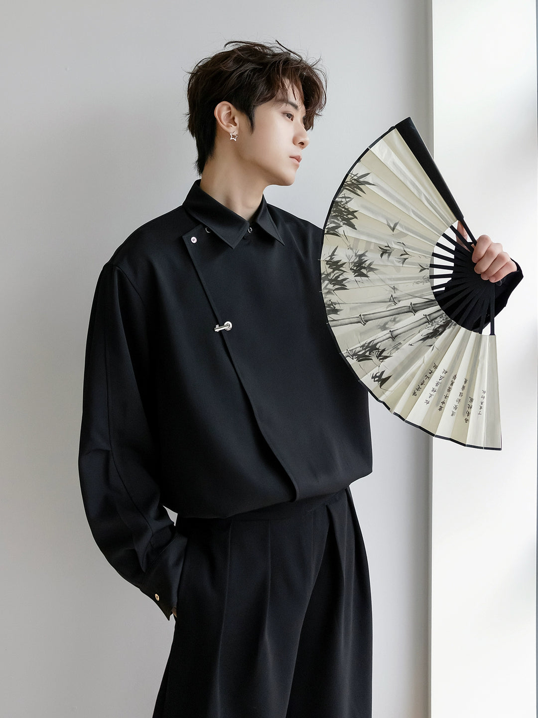 Loose-fit Long-sleeved Shirt