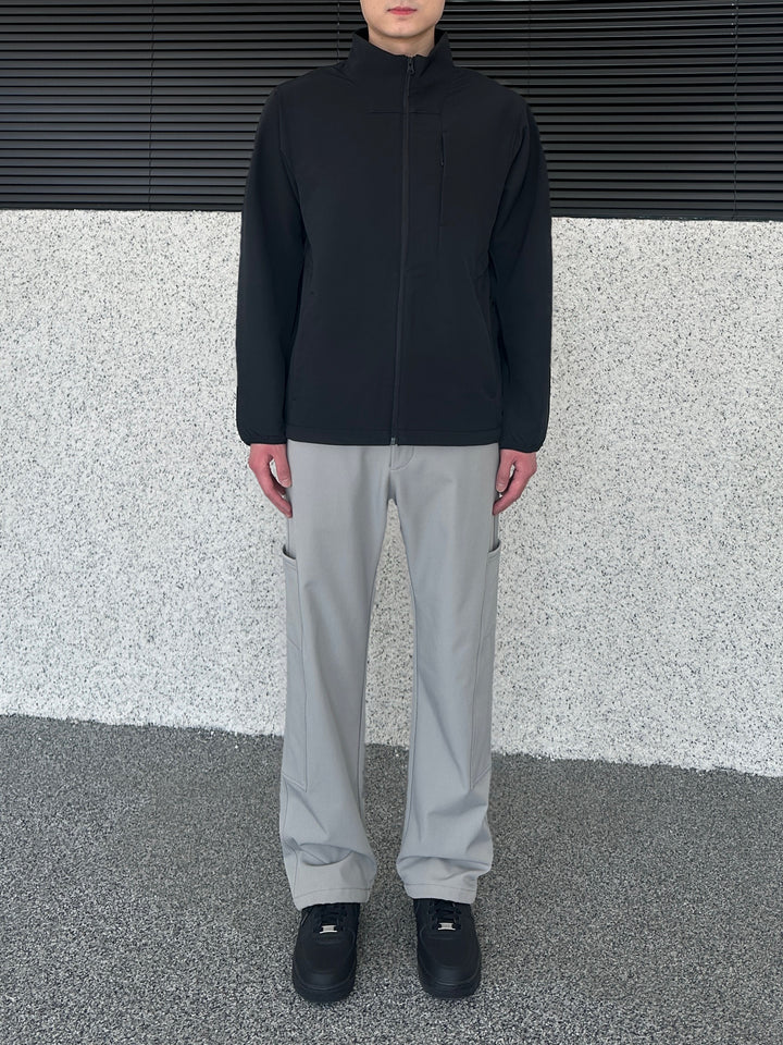 Stand Collar Casual Zipper Jacket