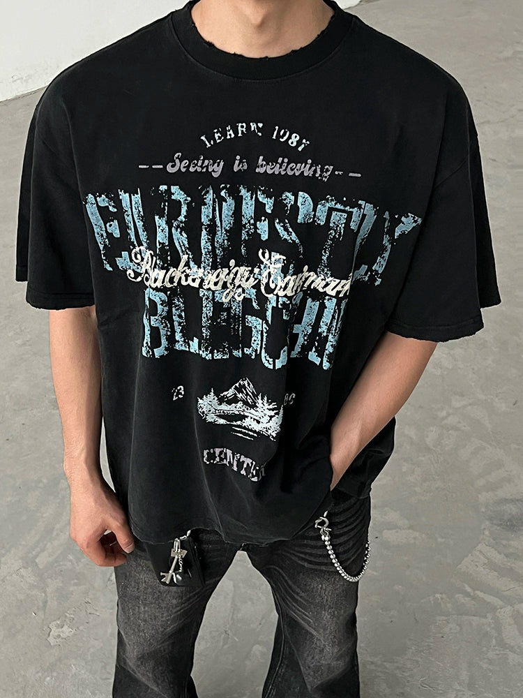 Vintage Graphic Loose Fit T-Shirt