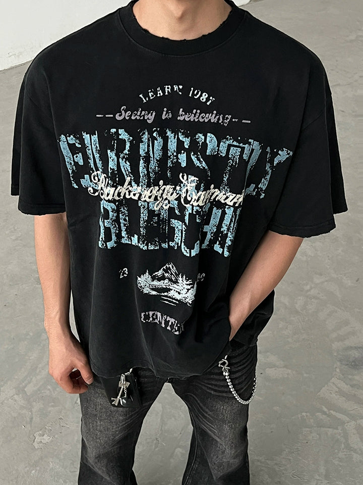 Vintage Graphic Loose Fit T-Shirt
