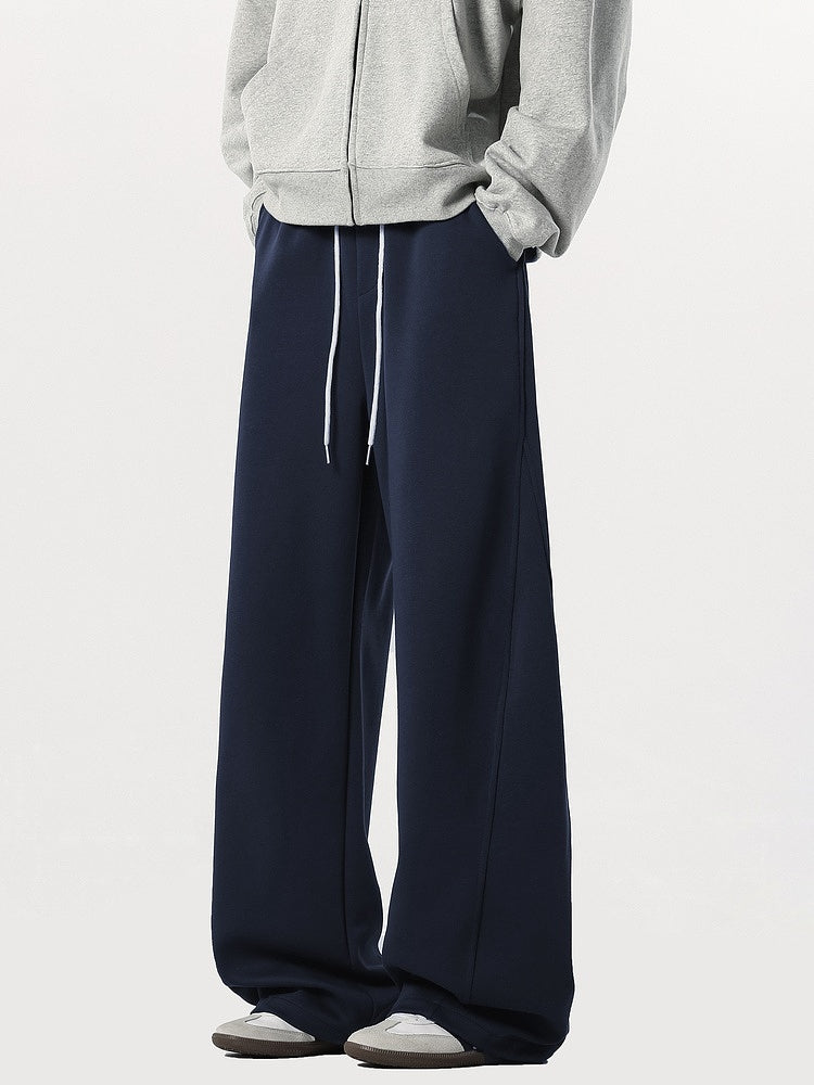 Wide-Leg Drape Casual Sports Pants