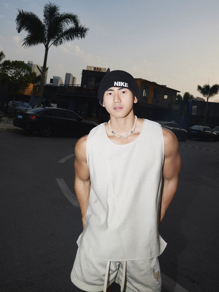 Loose Fit Sleeveless Sports Vest