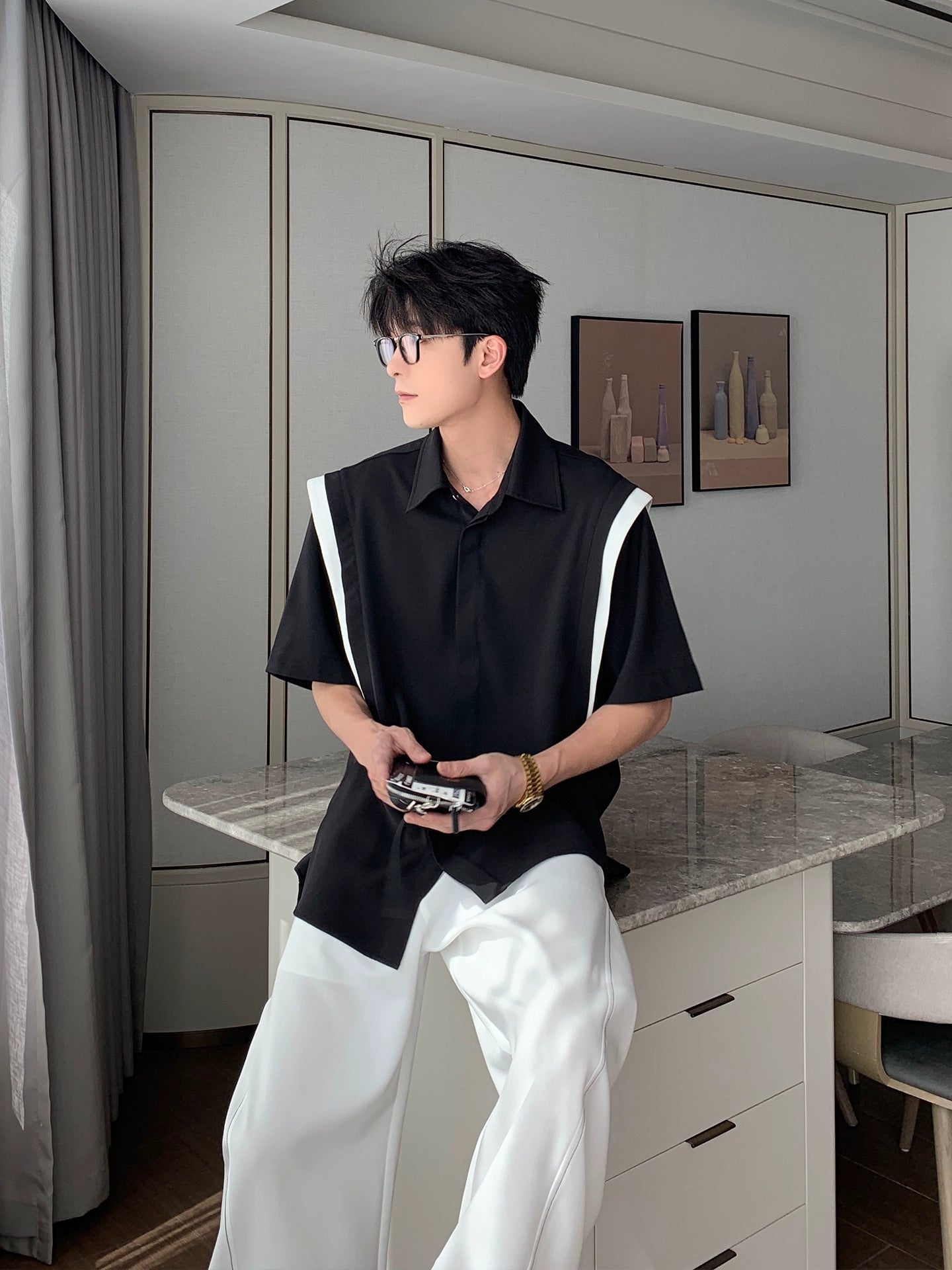 Short Sleeve Anti-Wrinkle Easy-Care Shirt