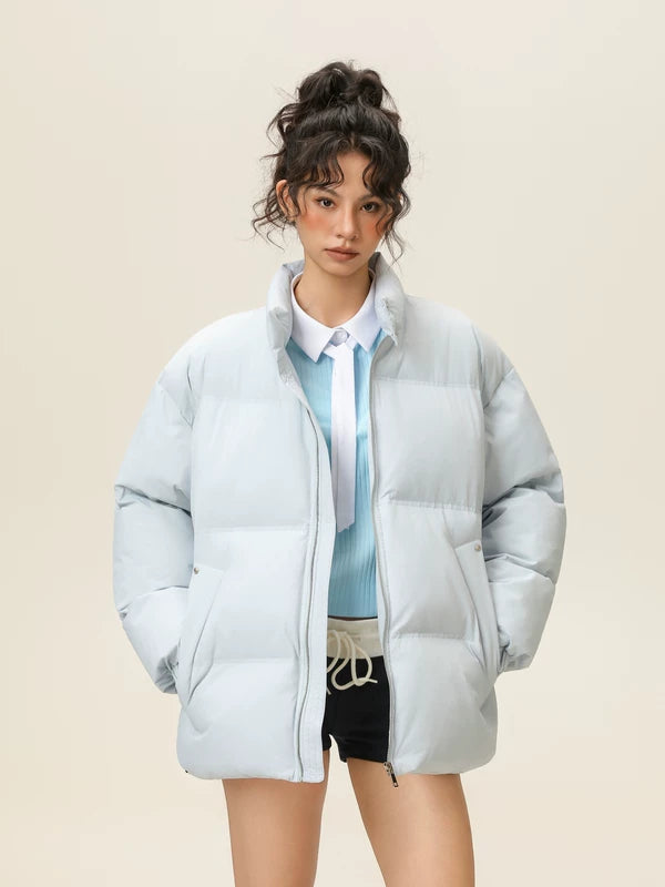 سترة مبطنة من القطن بياقة واقفة 