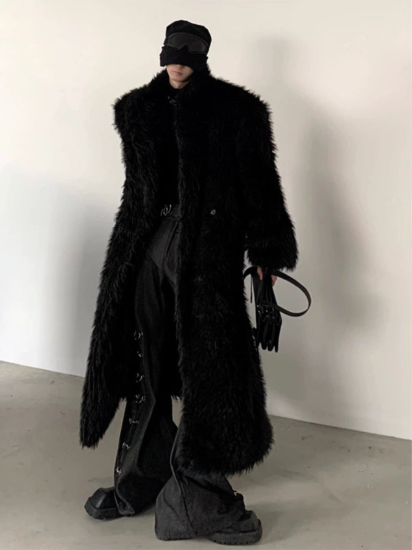 Long Faux Fur Winter Coat