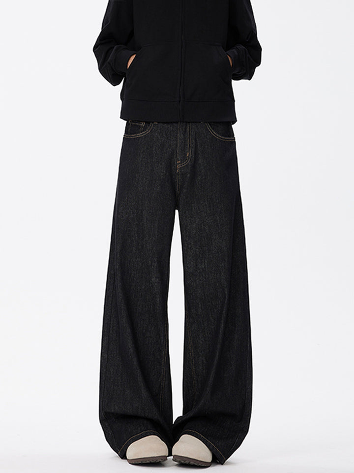 Wide-Leg Loose Fit Jeans