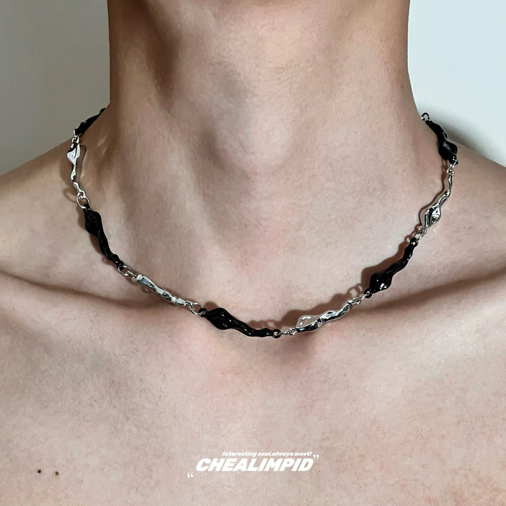 Contrast Color Hip-hop Necklace