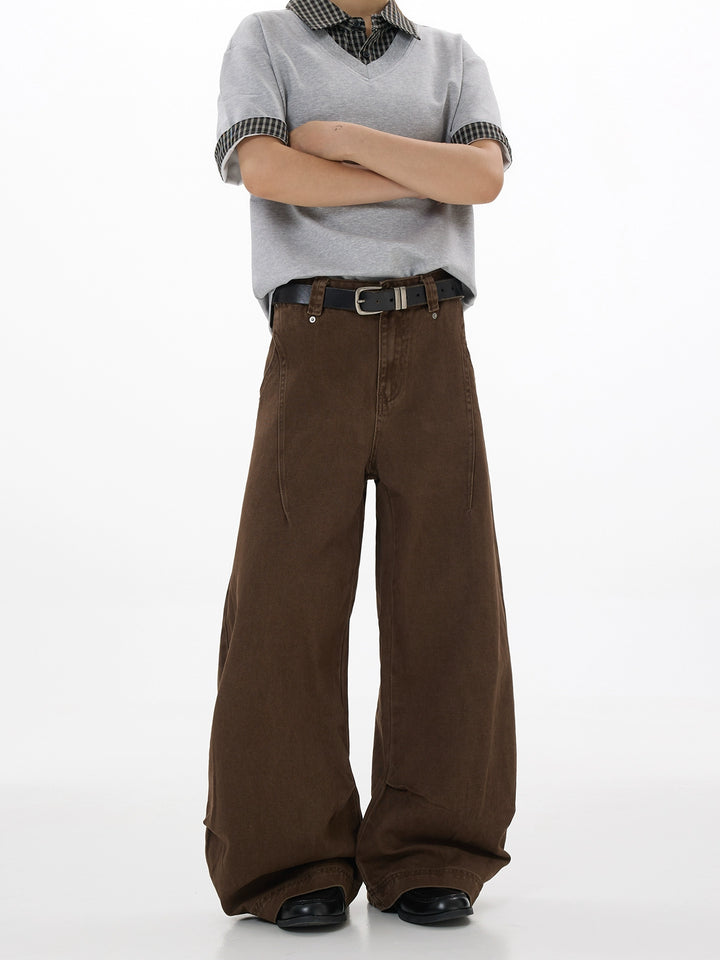 Loose Fit Straight Leg Pants