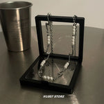 Titanium Steel Pearl Necklace