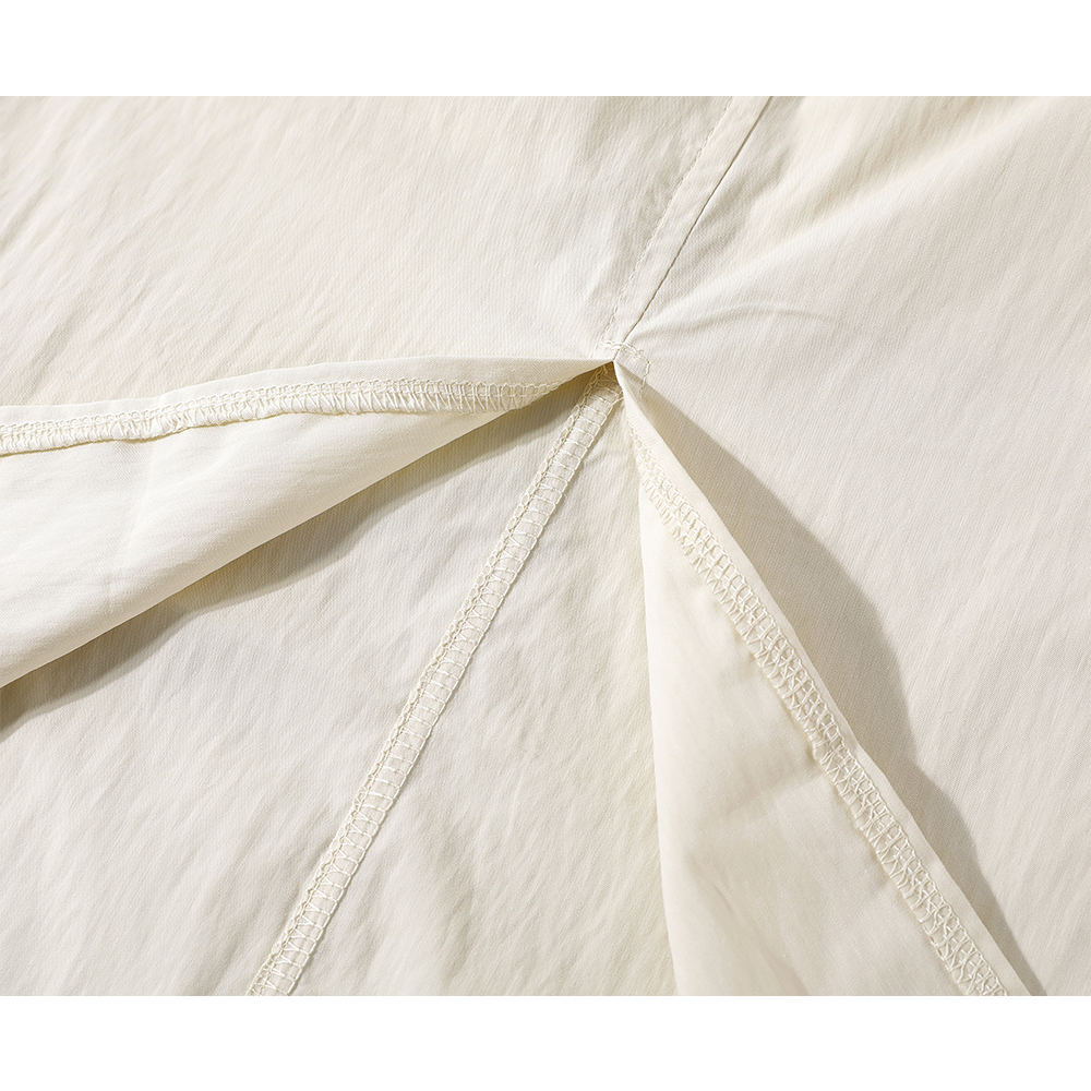 Drawstring Waist Cargo Skirt
