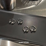 Titanium Steel Non-Pierced Stud Earrings