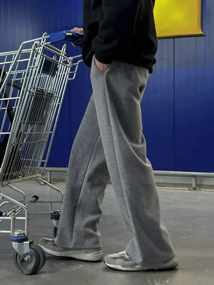 Loose Fit Straight Sweatpants