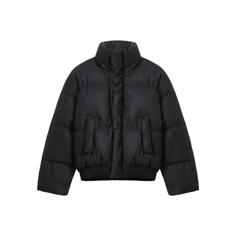 Stand Collar Insulated Cotton Jacket