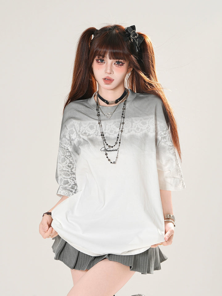 T-shirt à manches courtes loose style coréen 