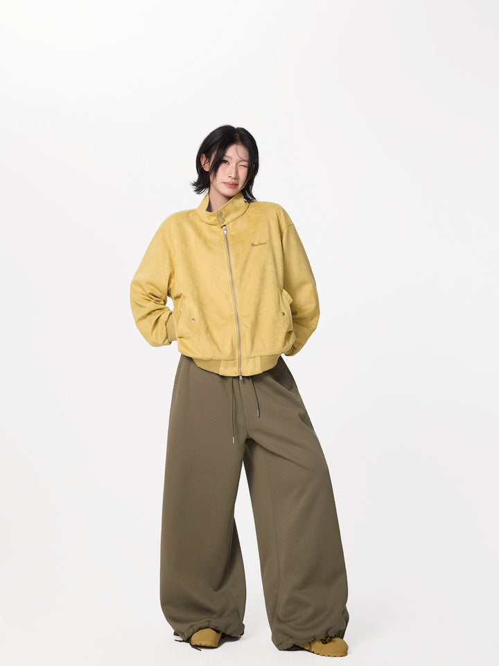 Elastic Waist Drawstring Sweatpants