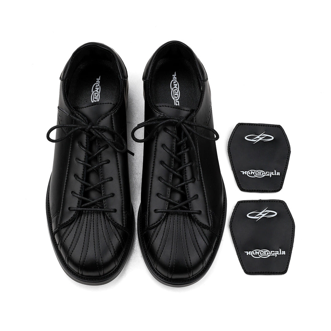 Γνήσια Δερμάτινα Sneakers με Καλύμματα Δαχτύλων 