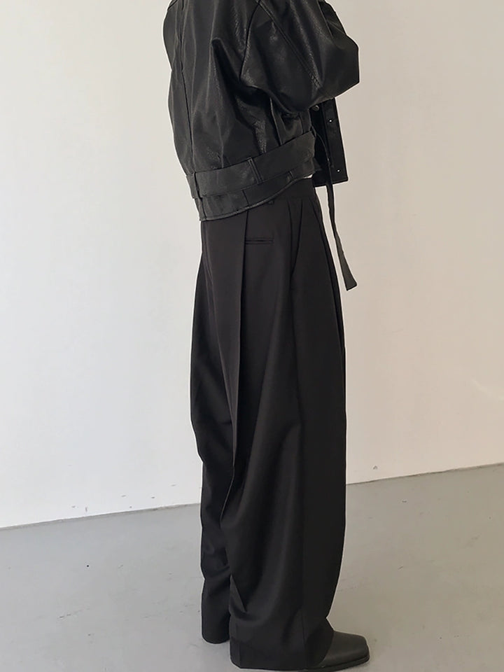 Minimalist Loose Straight Leg Pants