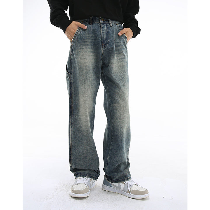 Jeans rétro décontractés taille mi-haute 
