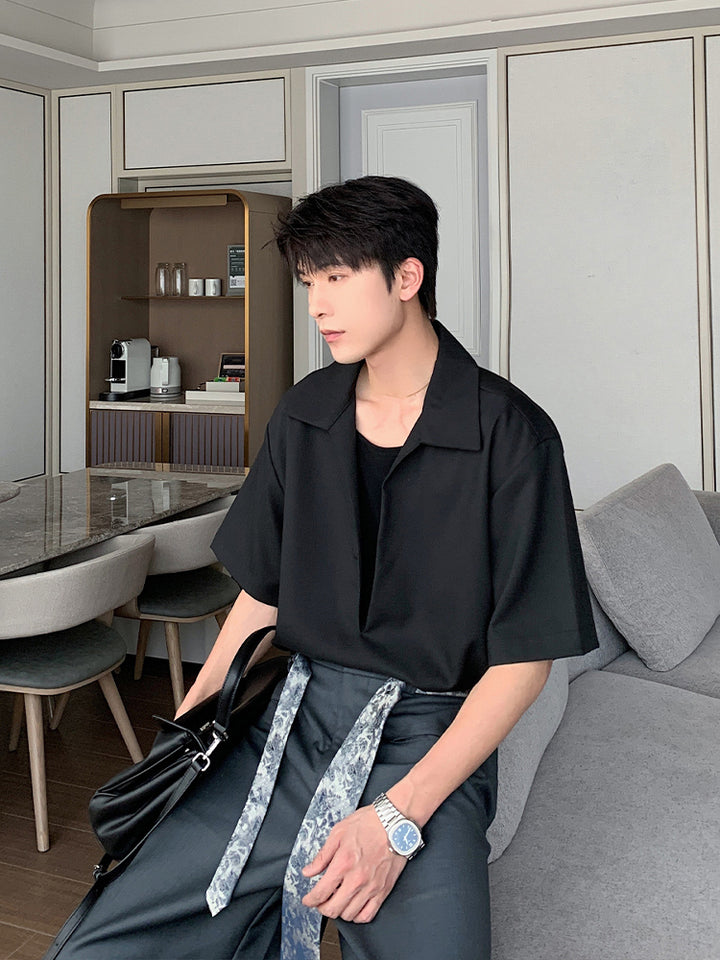 Non-Iron Linen Short Sleeve Shirt