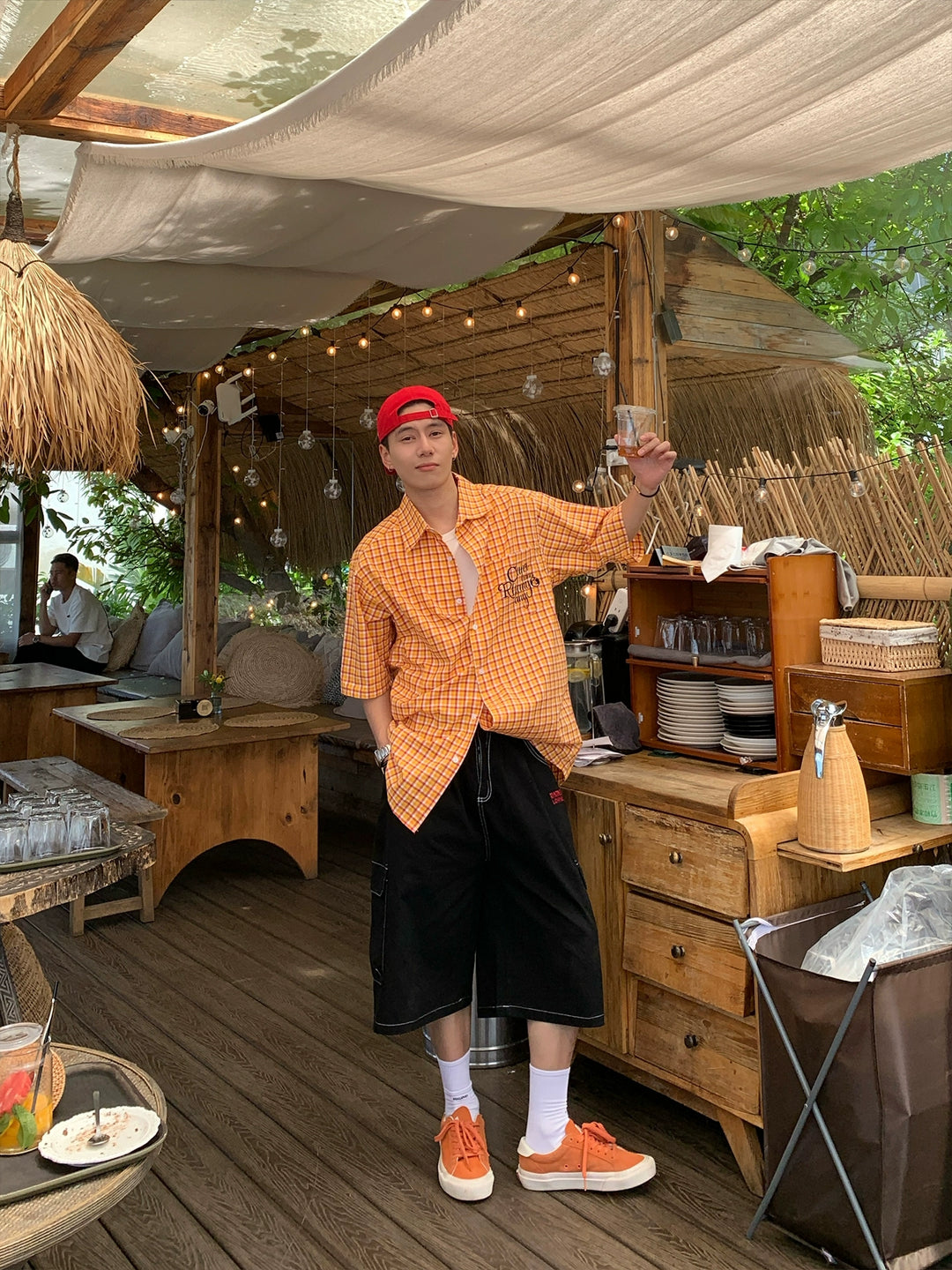 Geknipte Casual Denim Cargo Shorts 