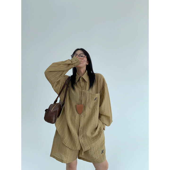 Lightweight Long-Sleeve Shirt and Shorts
