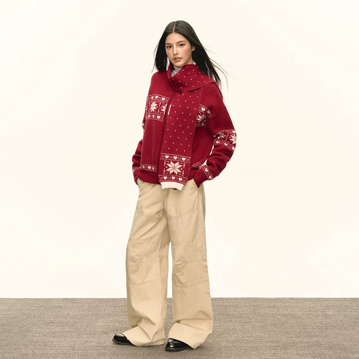 Wide Leg Casual Cargo Pants